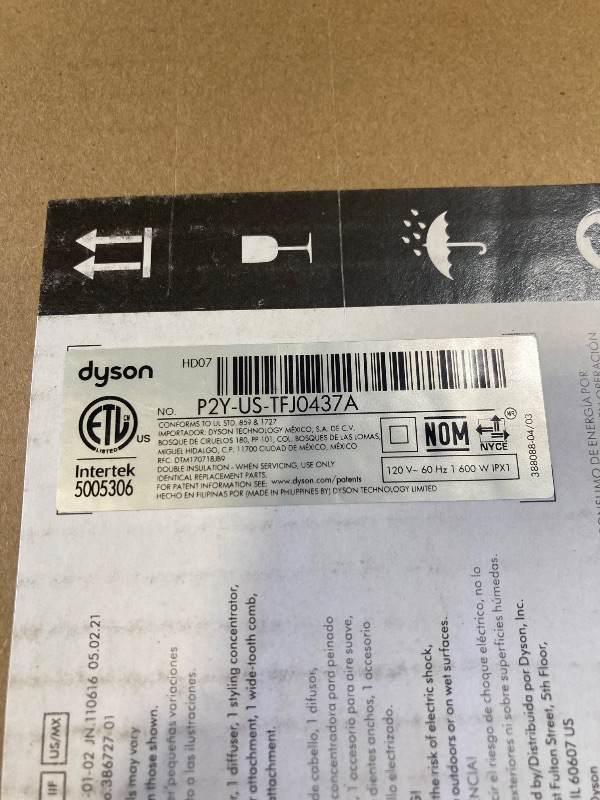 Photo 1 of Dyson Supersonic™ Hair Dryer, Iron/Fuchsia