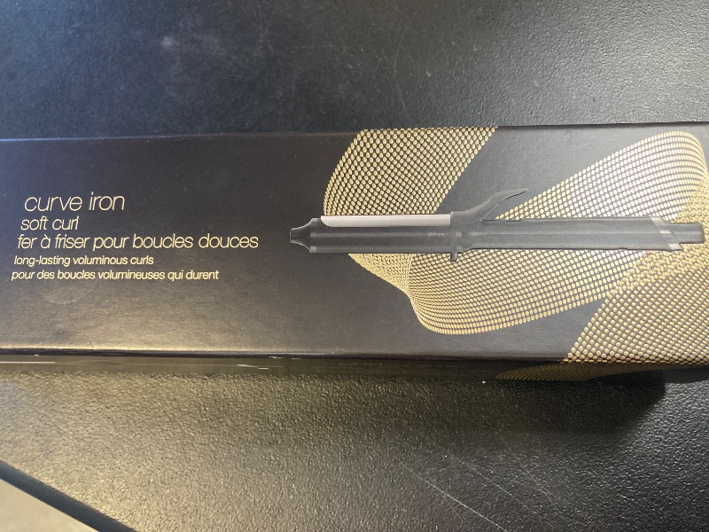 Photo 1 of ghd Curve Soft Curl Iron - 1.25” Ceramic Curling Iron for Long-Lasting Volume, Soft Curls and Waves - 365ºF Safe Heat Technology with Fast Heat-Up, Cool Tip and Auto Sleep Mode - Black