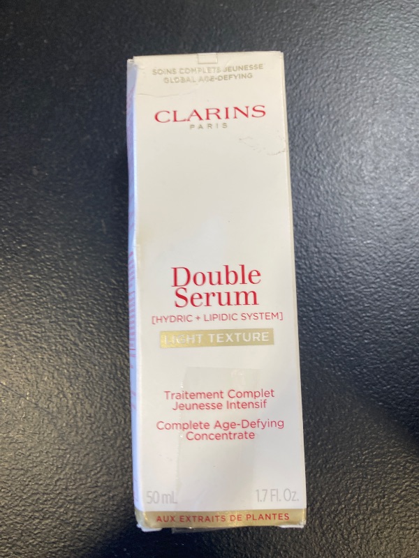 Photo 1 of Clarins NEW Double Serum Light | Anti Aging Serum | Visibly Firms, Smoothes, Boosts Radiance and Refines Pores | 24H Hydration | Light Texture | Great for Combination to Oily Skin and Humid Climates