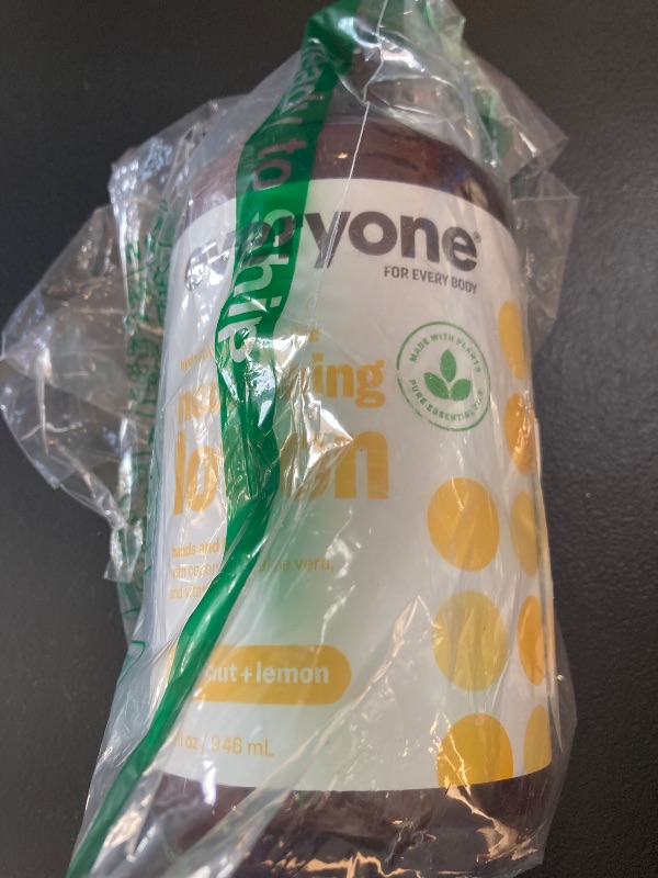 Photo 1 of Everyone Nourishing Hand and Body Lotion, 32 Ounce, Coconut and Lemon, Plant-Based Lotion with Pure Essential Oils, Coconut Oil, Aloe Vera and Vitamin E