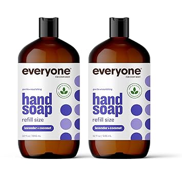Photo 1 of Everyone Nourishing Hand and Body Lotion, 32 Ounce (Pack of 2), Citrus and Mint, Plant-Based Lotion with Pure Essential Oils, Coconut Oil, Aloe Vera and Vitamin E