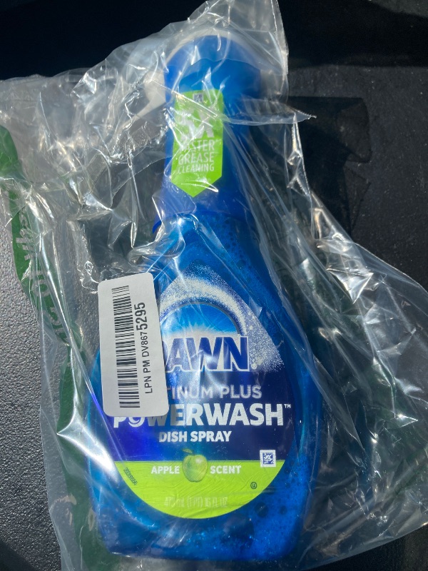 Photo 1 of Dawn Platinum Powerwash Dish Spray, Dish Soap, Apple Scent, 16oz