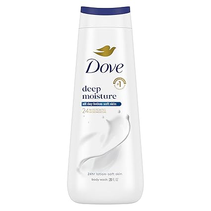 Photo 1 of Dove Body Wash Deep Moisture For 24hr Lotion-Soft Skin Moisturizing Skin Cleanser with No Sulfates No Parabens 20 oz