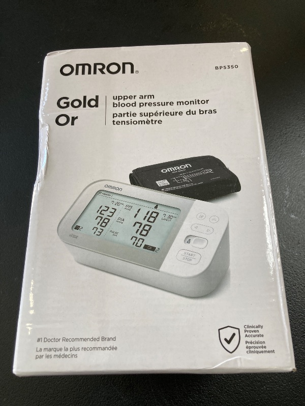 Photo 1 of OMRON Gold Upper Arm Blood Pressure Monitor - Clinically Validated Blood Pressure Arm Cuff - Use OMRON Connect App for Unlimited Free Measurements