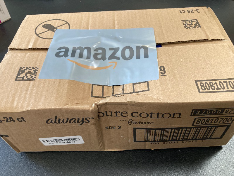 Photo 1 of Pure Cotton, Feminine Pads for Women, Size 2 Heavy Flow Absorbency, Multipack, with Flexfoam, with Wings, Unscented, 24 Count x 3 Packs (72 Count Total)