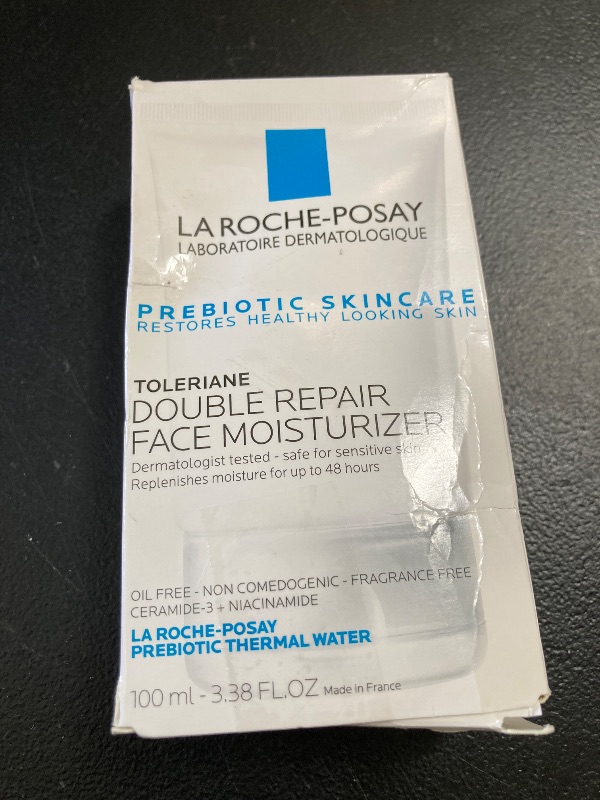 Photo 1 of La Roche Posay Toleriane Double Repair Face Moisturizer, Daily Moisturizer Face Cream with Ceramide and Niacinamide for All Skin Types, Oil Free, Fragrance Free