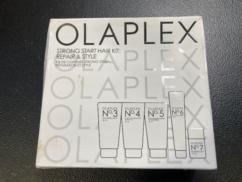 Photo 1 of Olaplex Strong Start Haircare Kit: Repair & Style, No. 3, 4, 5, 6, 7, Strengthens & Adds Moisture, Frizz Control, Adds Maximum Shine, For All Hair Types