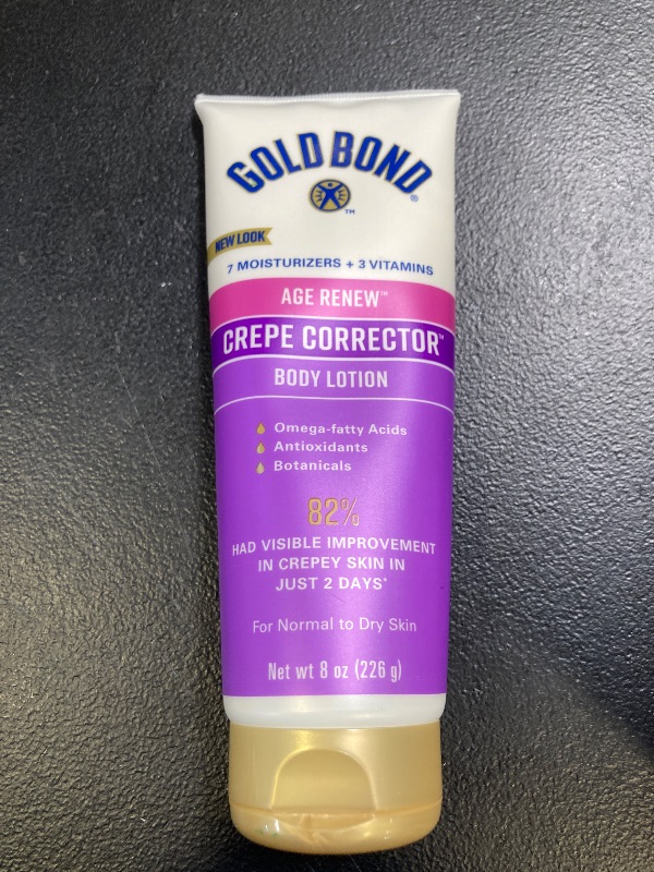 Photo 1 of Gold Bond Age Renew Crepe Corrector Body Lotion, Replenishing & Smoothing Formula, 8 oz.