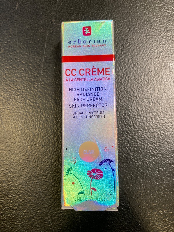 Photo 1 of Erborian Color Correcting CC Cream with Centella Asiatica, Fair (Clair) - Light Multi-Purpose Facial Concealer with Illuminating Finish Soothes & Hydrates - SPF Korean Skincare Skin Perfector - 0.5 Oz