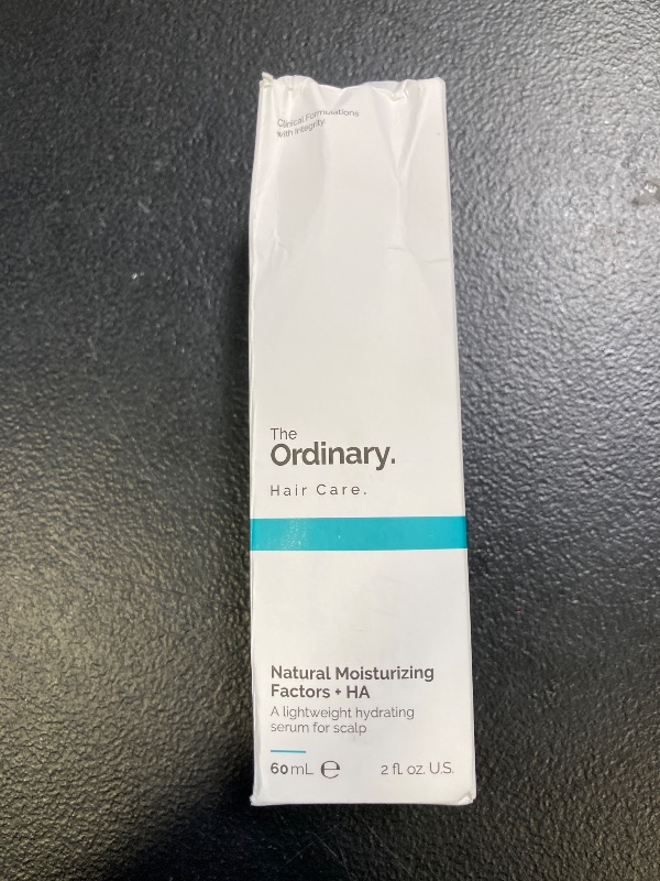 Photo 1 of The Ordinary Hair Care Natural Moisturizing Factors + Hyaluronic Acid, Lightweight Hydrating Scalp Serum with Hyaluronic Acid and Squalane, 2 Fl Oz