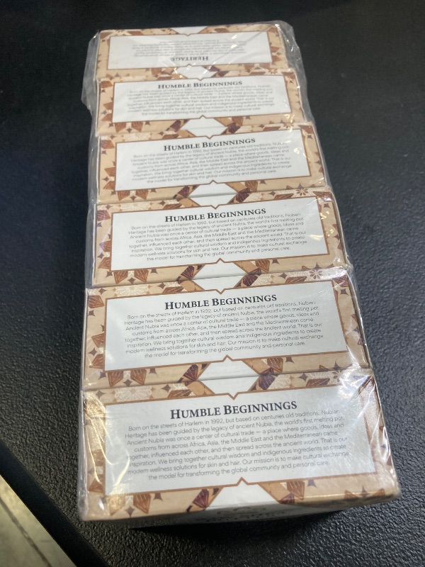 Photo 1 of Nubian Heritage Bar Soap, Raw Shea and Myrrh 5 Ounce (Pack of 6)