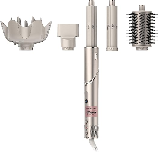 Photo 1 of Shark HD435 FlexStyle Air Styling & Drying System, Powerful Hair Blow Dryer & Multi-Styler with Auto-Wrap Curlers, Curl-Defining Diffuser, Oval Brush, & Concentrator Attachment, Stone