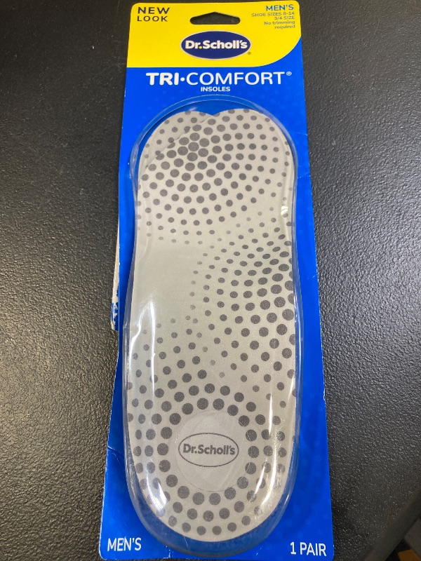 Photo 1 of Dr. Scholl’s Comfort Tri-Comfort Insoles for Men, 1 Pair, Size 8-14