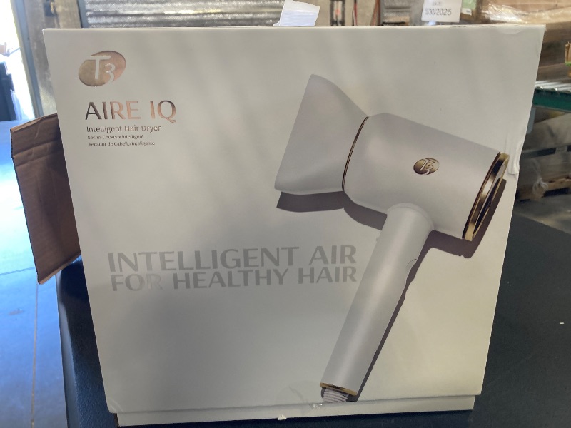 Photo 1 of T3 Aire IQ Hair Dryer Kit with Quick Dry Concentrator, Style Concentrator, Diffuser & Dryer Stand | Fast, Healthy Blowouts with Smart Heat Personalization | for All Hair Types