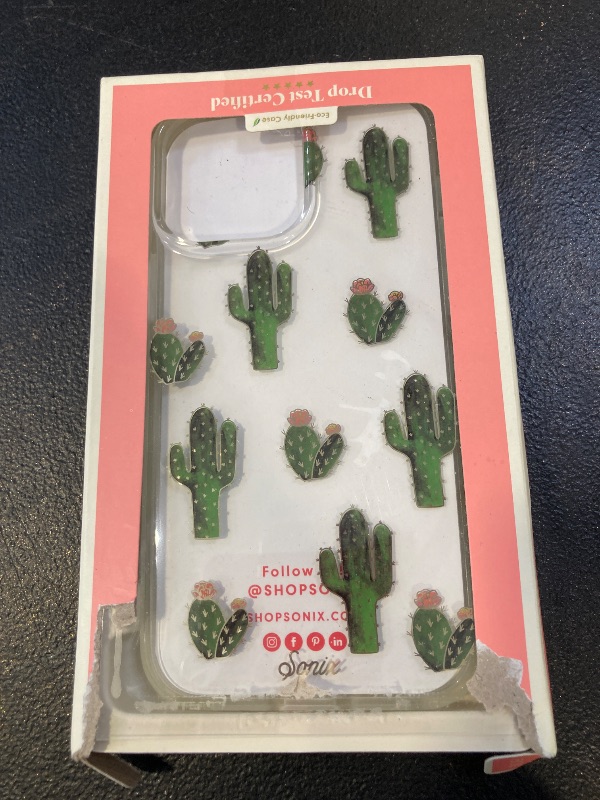 Photo 1 of Sonix Phone Case for iPhone 13 Pro Max / 12 Pro Max | 10ft Drop Tested | Cactus Print | Prickly Pear