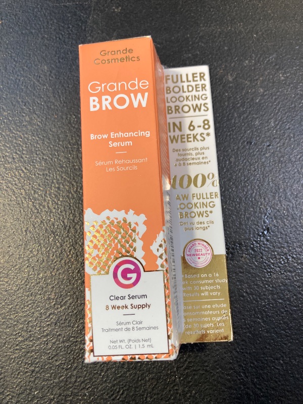 Photo 1 of Grande Cosmetics GrandeBROW Brow Enhancing Serum, 8 Week Starter Supply , 0.05 Fl Oz (Pack of 1)