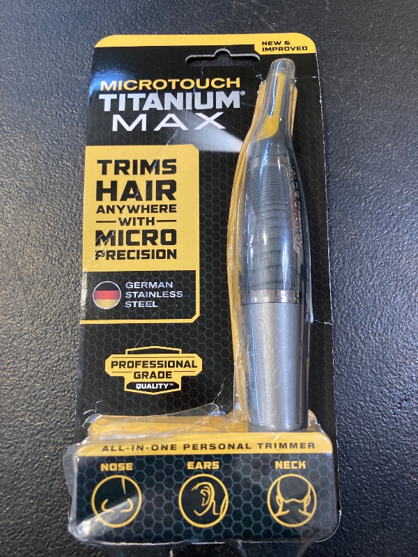 Photo 1 of Micro Touch Titanium MAX Lighted Personal Trimmer