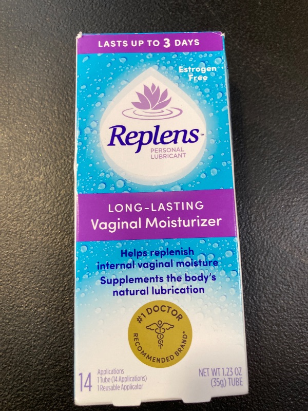 Photo 1 of Replens Vaginal Moisturizer, Long-Lasting Replens Moisturizer with Reusable Vaginal Applicator, 14 Count