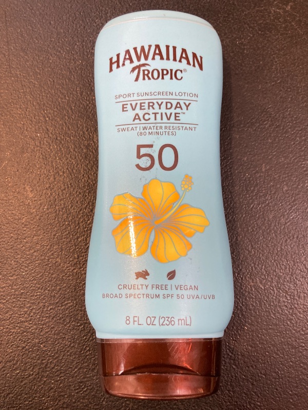 Photo 1 of Hawaiian Tropic Island 8 Ounce Sport Broad Spectrum Sunscreen Lotion with SPF 50