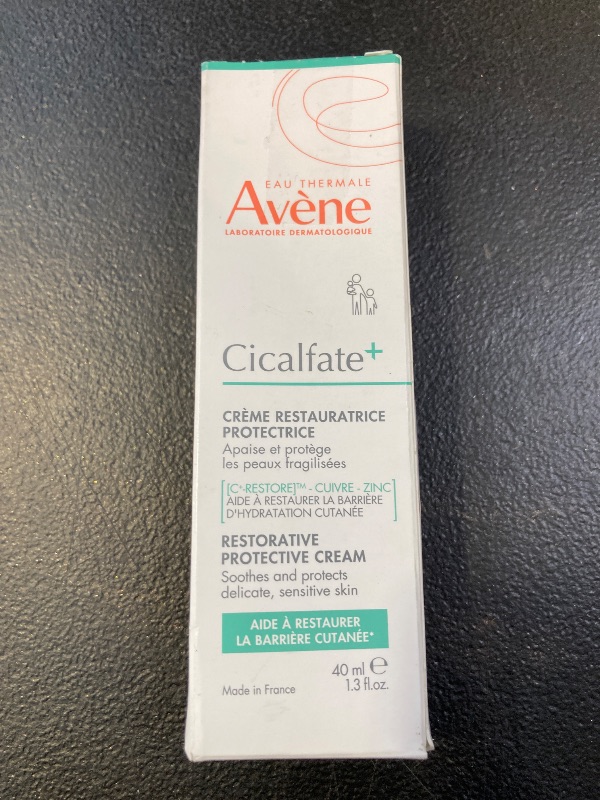 Photo 1 of Avene Cicalfate+ Restorative Protective Cream, postbiotic skincare for sensitive skin, helps restore skin barrier, face and body, safe for infants, children and adults, 1.3 Fl Oz