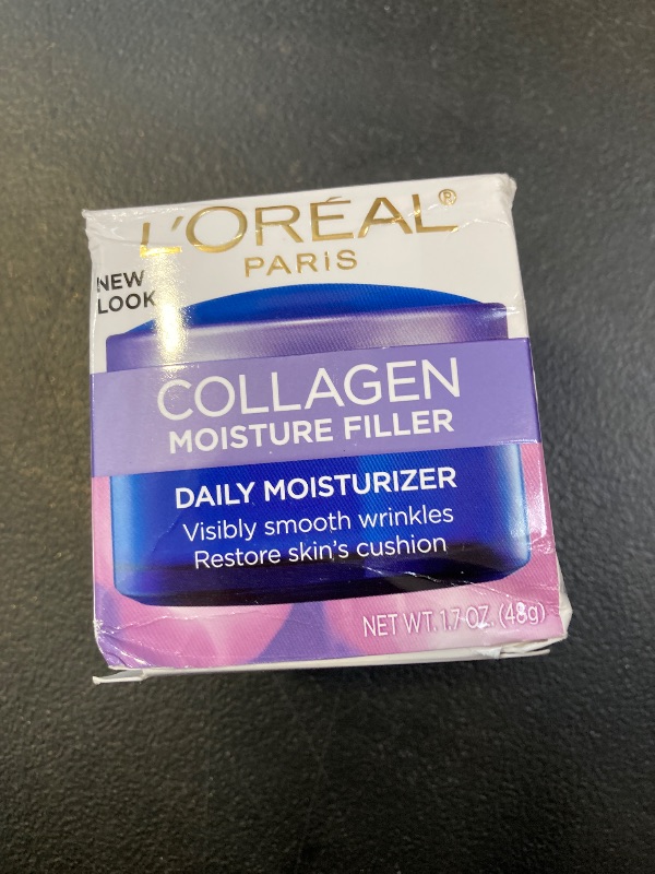 Photo 1 of L’Oreal Paris Collagen Daily Face Moisturizer, Anti Aging Face Cream to Reduce Wrinkles and Provide Intense Hydration, 1.7 oz