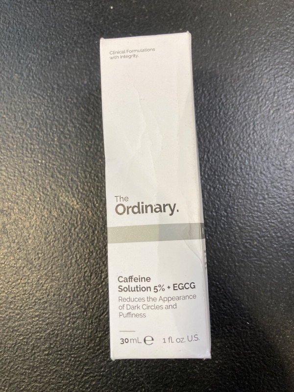 Photo 1 of The Ordinary Caffeine Solution 5% + EGCG, Depuffing Eye Serum for Dark Circles and Tired Eyes, 1 Fl Oz
