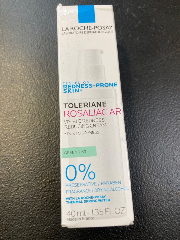 Photo 1 of La Roche-Posay Toleriane Rosaliac AR Visible Redness Reducing Cream, Color Correcting Face Cream for Sensitive Skin with Green Pigments, Soothing and Hydrating