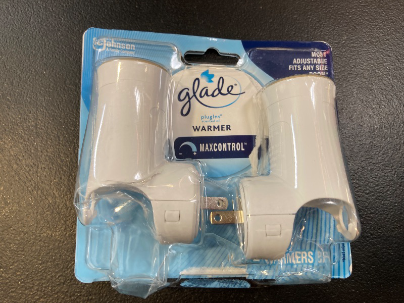 Photo 1 of Glade PlugIns Air Freshener Warmer, Scented and Essential Oils for Home and Bathroom, Up to 50 Days on Low Setting, 2 Count