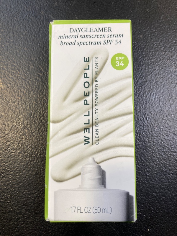 Photo 1 of Well People Daygleamer Mineral Sunscreen Serum SPF 34, Blendable Formula with Vitamin C & Niacinamide Hydrates Skin and Delivers Broad-Spectrum Protection, Vegan & Cruelty Free, 1.7 Oz