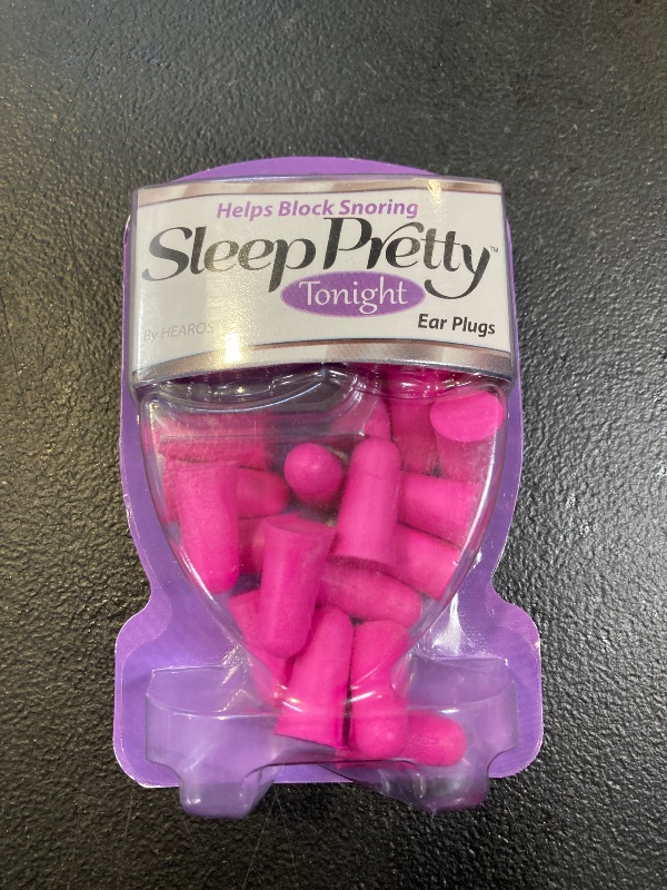 Photo 1 of Hearos Sleep Pretty Tonight Foam Ear Plugs, Hearing Protection, 32 NRR, 12 Pair,Purple,5803