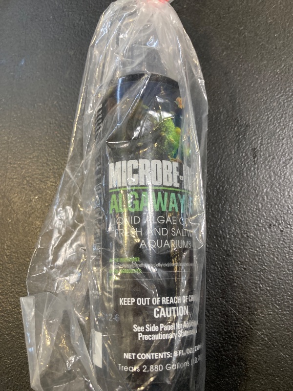 Photo 1 of MICROBE-LIFT ALGAA08 ALGAWAY 5.4 Algae Control for Fresh and Salt Water Home Aquariums, 8 Ounces