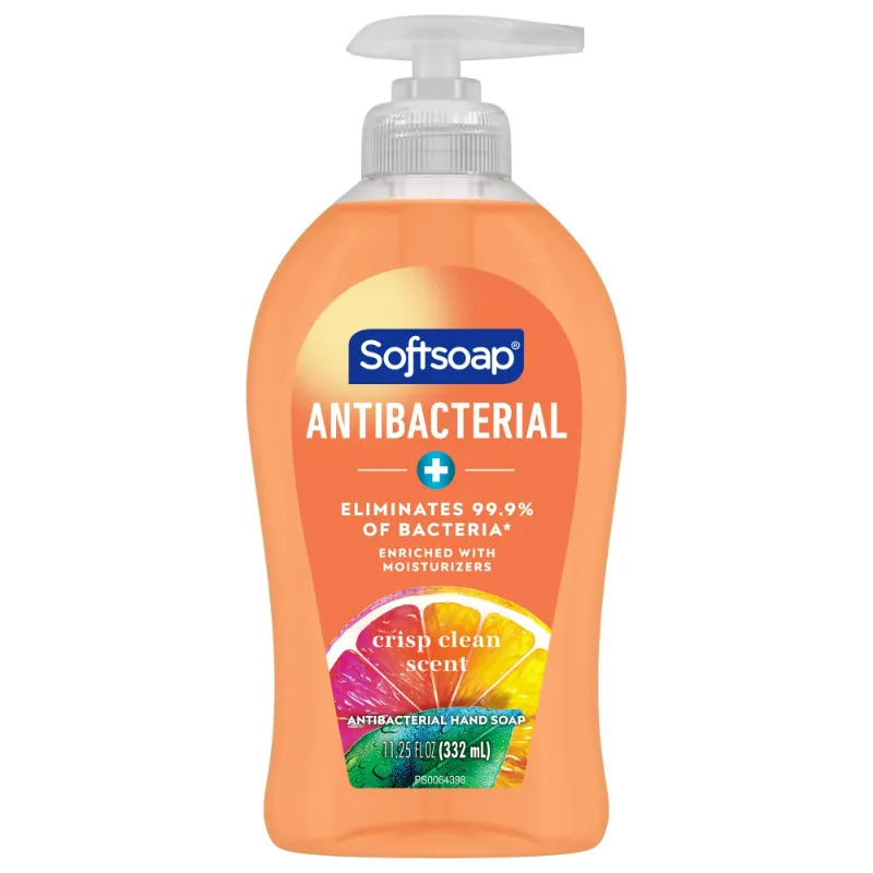 Photo 1 of Softsoap Antibacterial Liquid Hand Soap, Crisp Clean, 11.25 Fluid Ounce Bottle