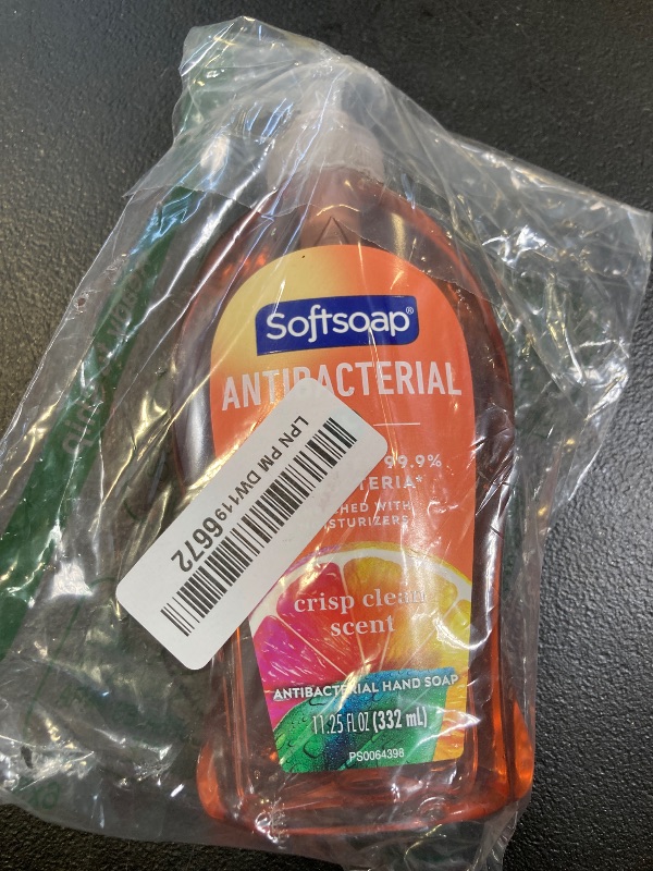 Photo 1 of Softsoap Antibacterial Liquid Hand Soap, Crisp Clean, 11.25 Fluid Ounce Bottle