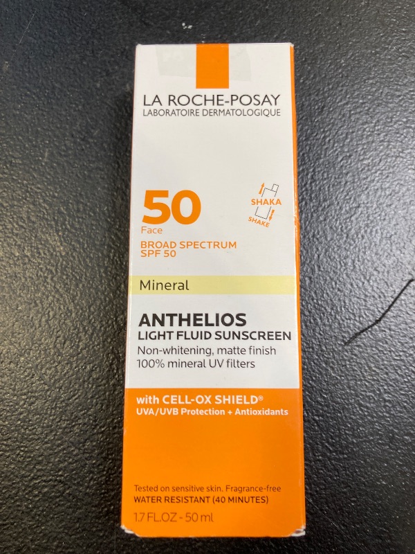 Photo 1 of La Roche-Posay Anthelios Mineral Ultra-Light Face Sunscreen SPF 50, Zinc Oxide Sunscreen for Face, 100% Mineral Sunblock, Oil Free for Sensitive Skin, Daily Sun Protection