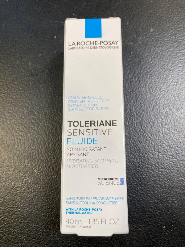 Photo 1 of La Roche-Posay Toleriane Sensitive Fluide Protective Moisturizer, Lightweight Oil-Free Face Moisturizer, For Sensitive Skin