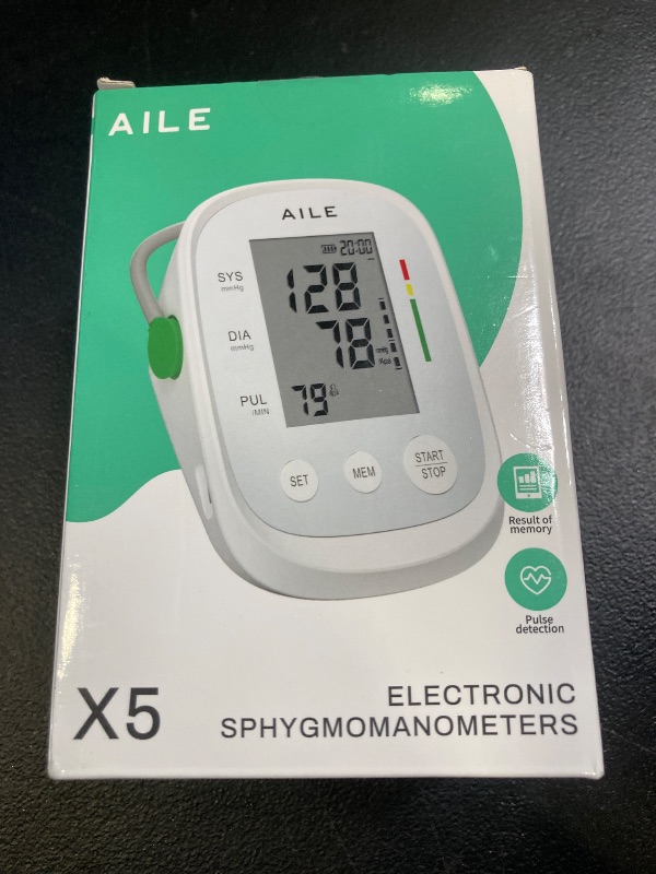 Photo 1 of Blood Pressure Monitor, AILE Blood Pressure Machine Upper Arm Large Cuff(8.7"-16.5"), High Automatic Blood Pressure Monitors Cuff for Home Use, (BP) Manual Arm Blood Pressure Monitors, 2 * 99 Memory