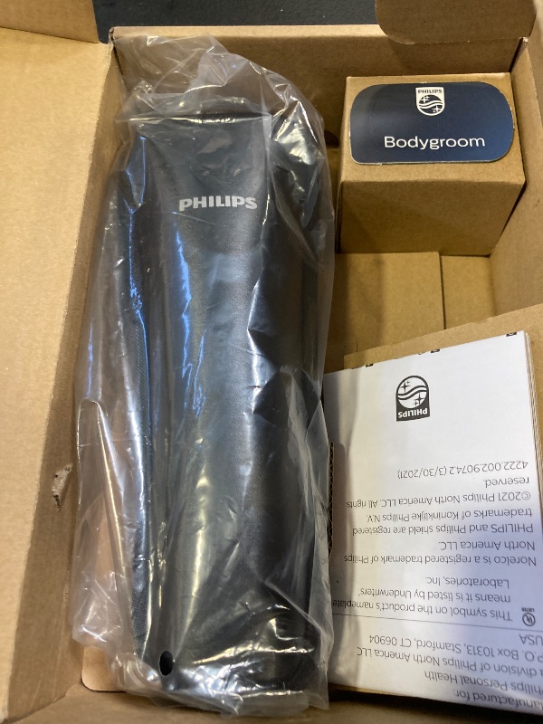 Photo 1 of Philips Bodygroom 7000 Series, Showerproof Groin and Body Trimmer for Men, Precise Body Grooming, Adjustable Comb, Safe Even Below The Belt, 80 Min. Runtime, Model BG7040/42
