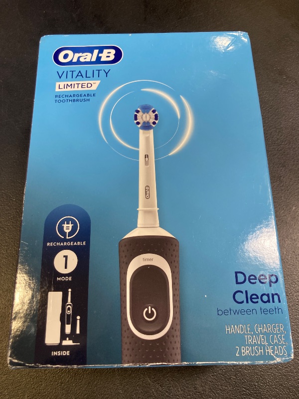 Photo 1 of Oral-B Vitality Limited Precision Clean Rechargeable Toothbrush, 1 Refill, Black