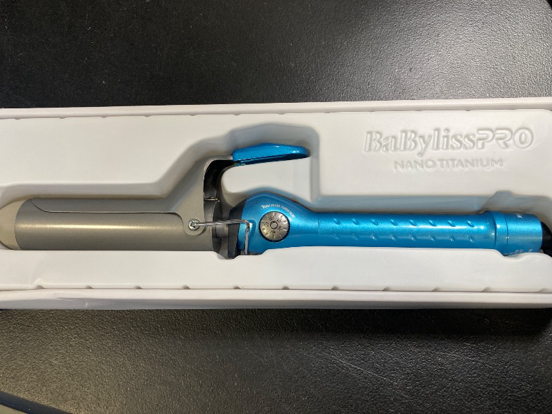 Photo 1 of BaBylissPRO Nano Titanium Spring Curling Iron, 1.5" Professional Spring Hair Curler for Long Lasting Curls & All Hair Types
