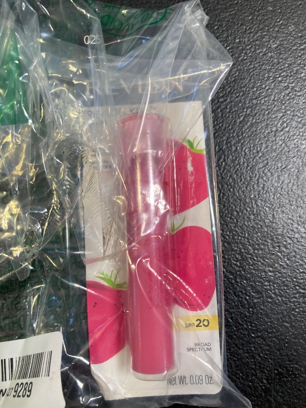 Photo 1 of Revlon Kiss Tinted Lip Balm with SPF 20, Hydrating, Flavored, Infused with Natural Fruit Oils, 025 Fresh Strawberry, 0.09 oz