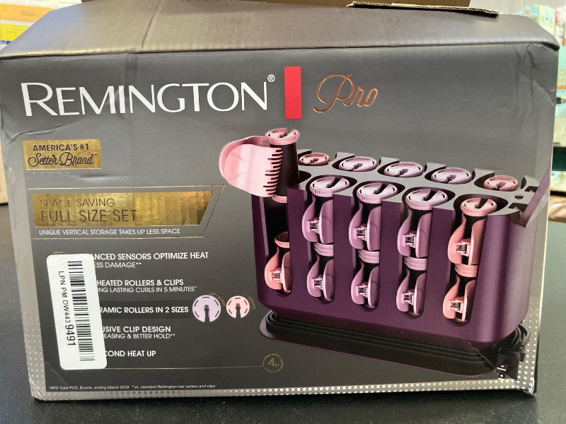 Photo 1 of Remington Pro Hair Setter Hot Rollers, Curlers With Thermaluxe Advanced Thermal Technology