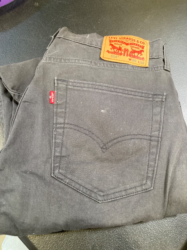 Photo 1 of Levi's Men's 514 Straight Fit Cut Jeans Gray - Size W30 L32