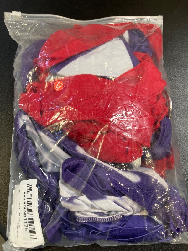 Photo 1 of Psylocke Cosplay Costume Superhero Sai Full Set Adult Women Jumpsuit Halloween Carnival Party Suit - Size M 