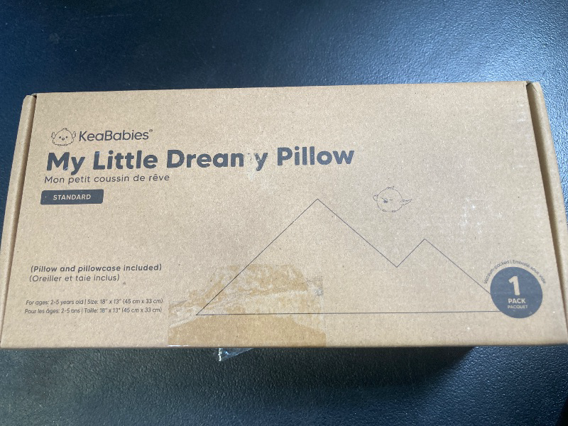 Photo 1 of Toddler Pillow with Pillowcase - 13x18 My Little Dreamy Kids Travel Bed Pillows for Sleeping, Organic Cotton Small Pillowcase, Soft & Breathable, Machine Washable, Toddlers 2-5 years old(Jolly Rainbow)