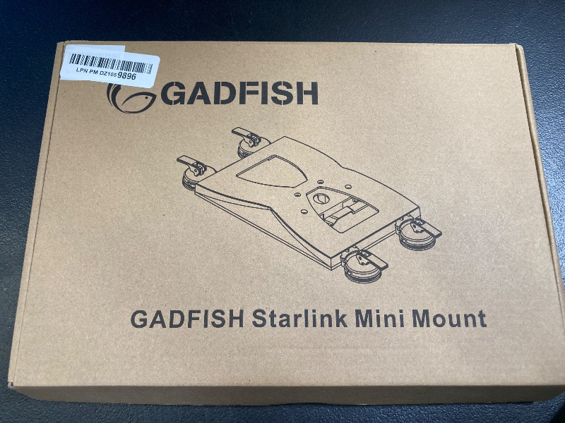 Photo 1 of GADFISH Adjustable Starlink Mini Roof Mount, Starlink Mini Mount with 4 Adjustable Suction Cup, Anti-Gravity Starlink Mini Holder for Outdoor Travel / Campin / RV Receiving Signal, White