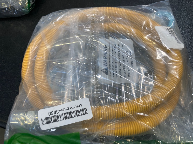Photo 1 of Puxyblue [2025 NEW] 72" Flexible Gas Line Kit for Dryer Stove Range Flexible Stainless Steel Gas Dryer Kit - 3/4" OD(5/8" ID) Dryer Gas Line with Connector 3/4" FIP & 1/2" MIP & 3/4" MIP Fitting