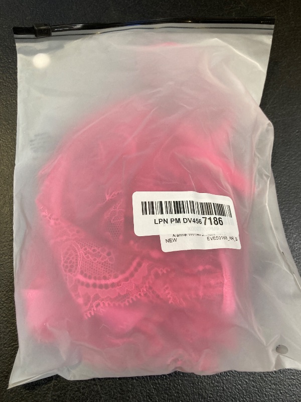Photo 1 of Aranmei Women Sexy Lingerie Bodysuit Lace Teddy Snap Crotch V Neck One Piece Baby doll Underwire (Rose Red Small)