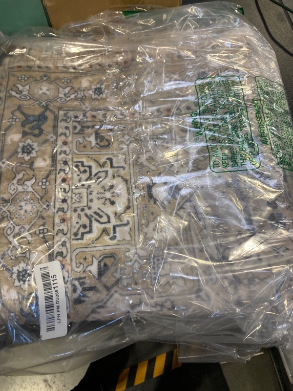 Photo 1 of PURRUGS Vintage Farmhouse Boho Runner Rug 2x8 ft, Non-Slip Machine Washable Rug, Accent Oriental Area Rug for Kitchen, Hallway, Entryway, Bedroom, Living Room and Dining Room, Taupe/Vanilla