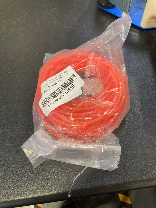 Photo 1 of High Performance Round Belting, PU Belt Polyurethane Round Belt for Drive Orange (4mmx10m)