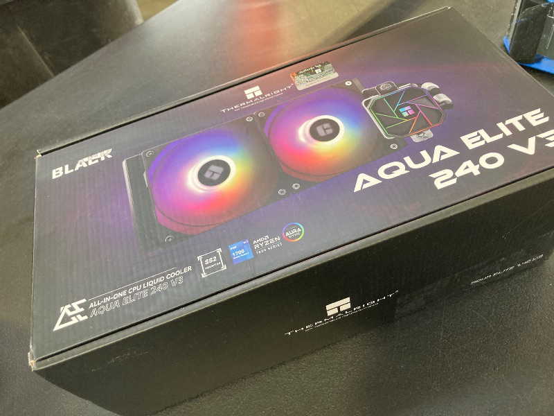 Photo 1 of Thermalright Aqua Elite 240 V3 Liquid CPU Cooler, 240 Cooling Row Size, 2 x 120mm PWM Fans, S-FDB Bearings,for AMD/AM4/AM5, Intel LGA1150/1151/1155/1156/1200/2011/1700,Desktop CPU Cooler AIO